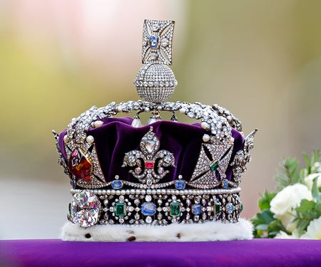 Bejeweled royal crown